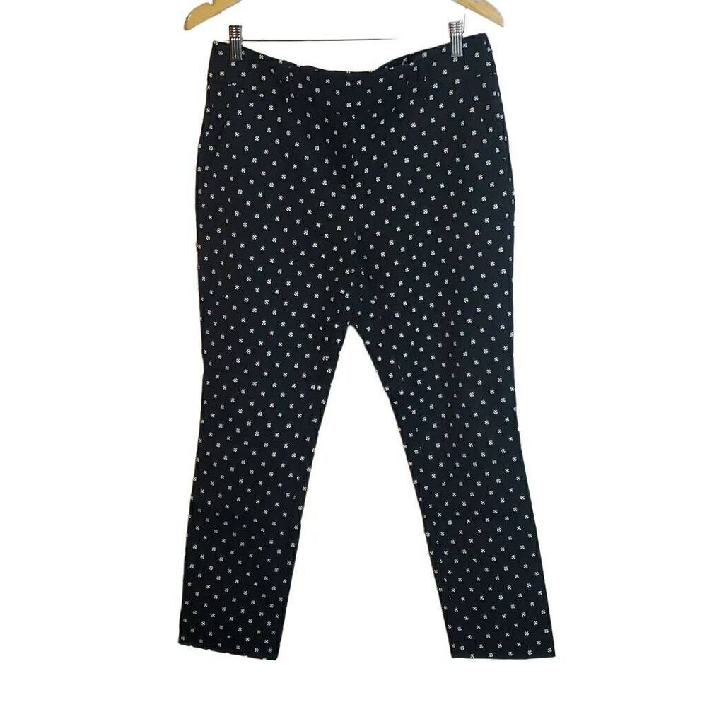 Ann Taylor Black and White Pants Size 10